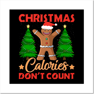 Christmas Calories don't Count Posters and Art